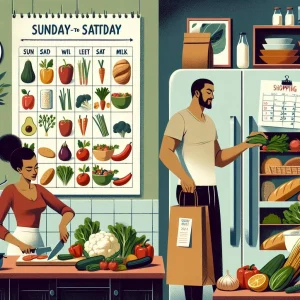 repas equilibre semaine