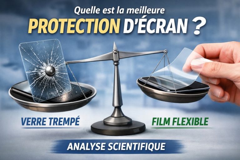 verre trempé vs film flexible+